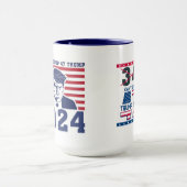 President Donald Trumps Mok Shot - Coffe Cup (Midden)