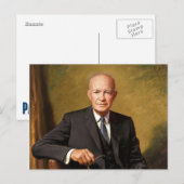 President Dwight D Eisenhower Briefkaart (Voorkant / Achterkant)