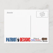 President Dwight D Eisenhower Briefkaart (Achterkant)