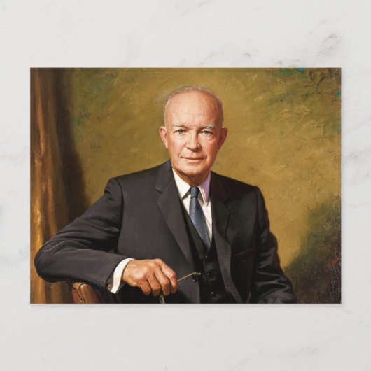 President Dwight D Eisenhower Briefkaart (Voorkant)