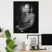  President Dwight D. Eisenhower Fotograaf Poster (Thuiskantoor)