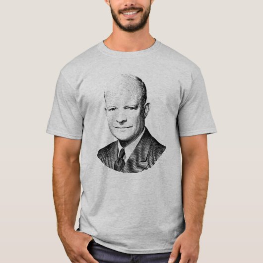 President Dwight Eisenhower Grafisch T-shirt (Voorkant)