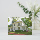 President Eisenhower Boyhood Home Abilene, Kansas Briefkaart (Staand voorkant)