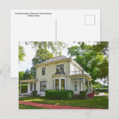 President Eisenhower Boyhood Home Abilene, Kansas Briefkaart (Voorkant / Achterkant)