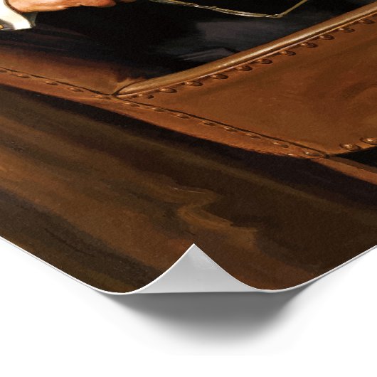 President Eisenhower Painting Poster (Hoek)