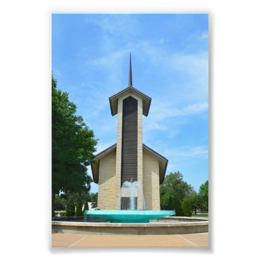 President Eisenhower Place of Meditation, Abilene Foto Afdruk (Voorkant)