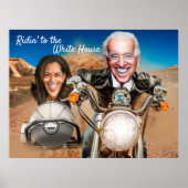President Elect Joe Biden and Kamala Harris Bikers Poster (Voorkant)
