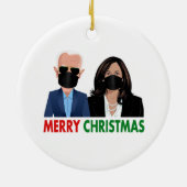 President Elect Joe Biden Kamala Harris Keramisch Ornament (Achterkant)