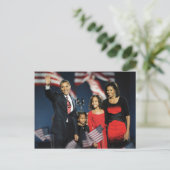 President-Elect Obama & Familie Briefkaart (Staand voorkant)