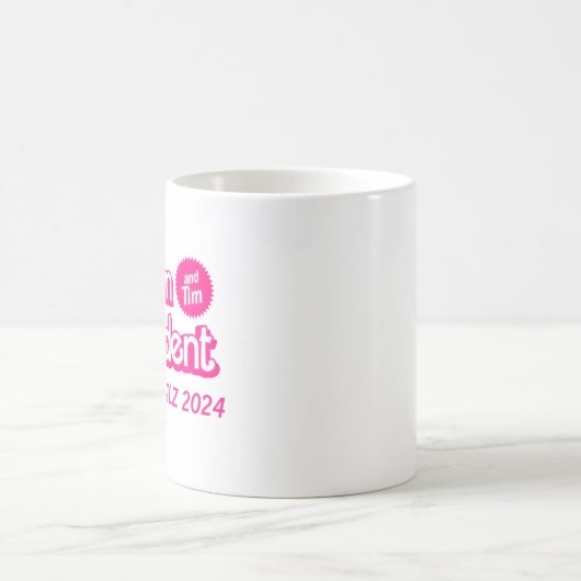 President en Tim in het roze Koffiemok (Center)