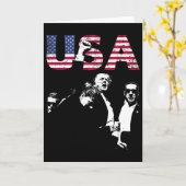 President Fight Fight For Usa 4th Of July 1776 202 Kaart (Gele Bloem)