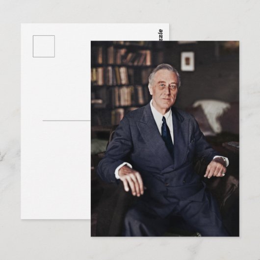 President Franklin D. Roosevelt Briefkaart (Voorkant / Achterkant)