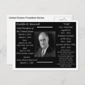 President Franklin D Roosevelt Briefkaart (Voorkant / Achterkant)