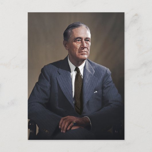 President Franklin D. Roosevelt Briefkaart (Voorkant)