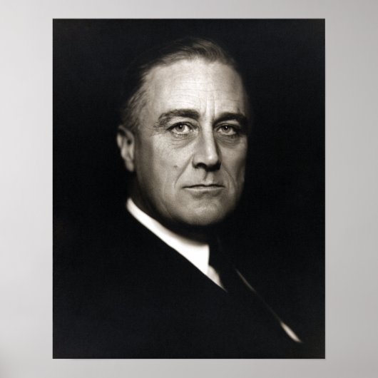  President Franklin D. Roosevelt Portrait Poster (Voorkant)