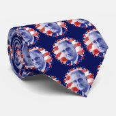 President Franklin D Roosevelt Stars and Stripes Stropdas (Opgerold)