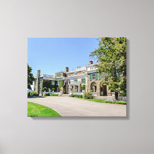 President Franklin D. Roosevelt's Mansion (FDR) Canvas Afdruk
