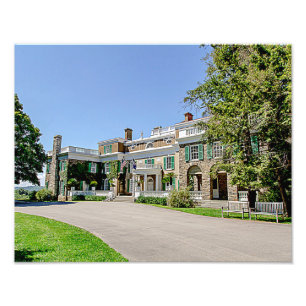 President Franklin D. Roosevelt's Mansion (FDR) Foto Afdruk