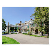 President Franklin D. Roosevelt's Mansion (FDR) Foto Afdruk (Voorkant)