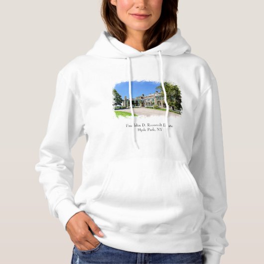 President Franklin D. Roosevelt's Mansion (FDR) Hoodie (Voorkant)