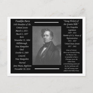 President Franklin Pierce Briefkaart