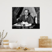 President Franklin Roosevelt Poster (Keuken)