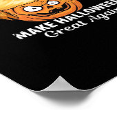 President Funny Trumpkins Halloween Poster (Hoek)