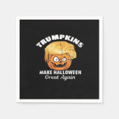 President Funny Trumpkins Halloween Servet (Voorkant)