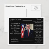 President George HW Struik Briefkaart (Voorkant / Achterkant)