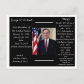 President George HW Struik Briefkaart (Voorkant)