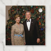 President George Struik, Laura Christmas White Hou Bedankjes Labels (Achterkant)