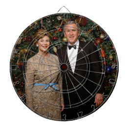 President George Struik, Laura Christmas White Hou Dartbord