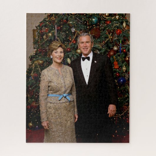 President George Struik, Laura Christmas White Hou Legpuzzel (Verticaal)
