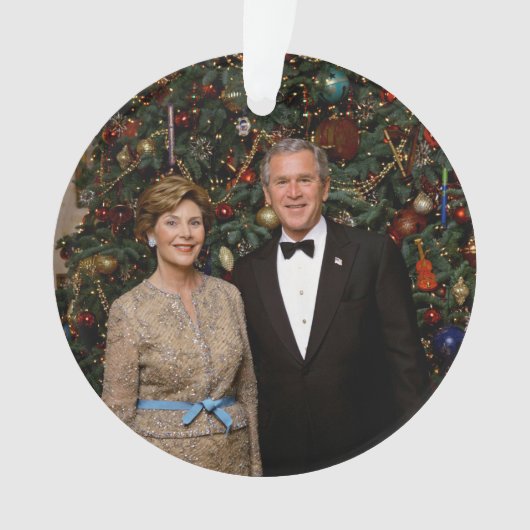 President George Struik, Laura Christmas White Hou Ornament (voorkant)
