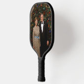 President George Struik, Laura Christmas White Hou Pickleball Paddle (Links)