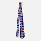 President George W. Bush Stars and Stripes Stropdas (Achterkant)