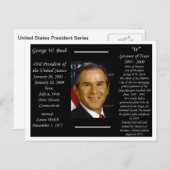 President George W Struik Briefkaart (Voorkant / Achterkant)