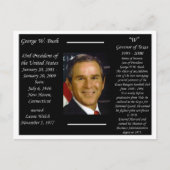 President George W Struik Briefkaart (Voorkant)