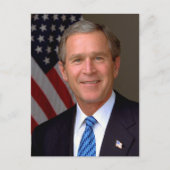 President George W Struik Officieel portret Briefkaart (Voorkant)