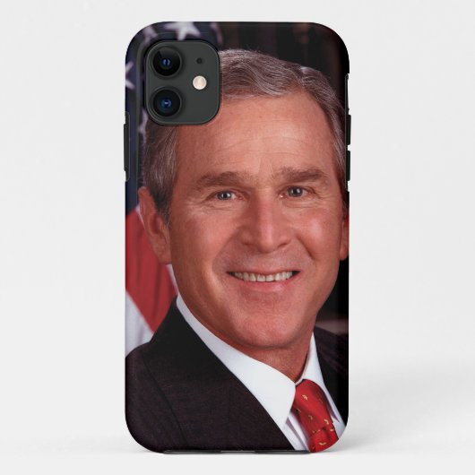President George W Struik Officieel portret Case-Mate iPhone Case (Achterkant)