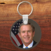 President George W Struik Officieel portret Sleutelhanger (Voorkant)