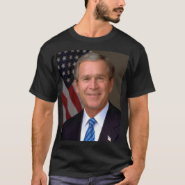 President George W Struik Officieel portret T-shirt