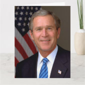 President George W Struik Officiële Verjaardag Kaart (Voorkant)