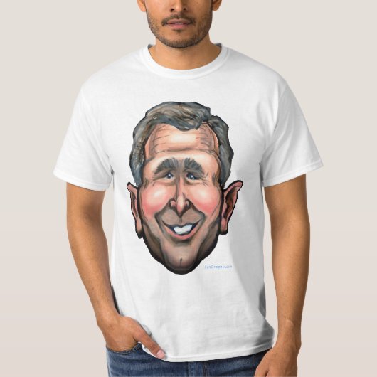 President George W Struik T-shirt (Voorkant)