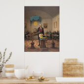 President George Washington als Master Mason Poster (Keuken)