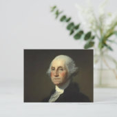 President George Washington Briefkaart (Staand voorkant)