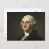 President George Washington Briefkaart (Voorkant / Achterkant)