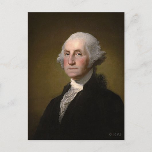 President George Washington Briefkaart (Voorkant)