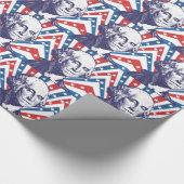president George Washington Cadeaupapier (Hoek)