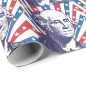 president George Washington Cadeaupapier (Rol Hoek)
